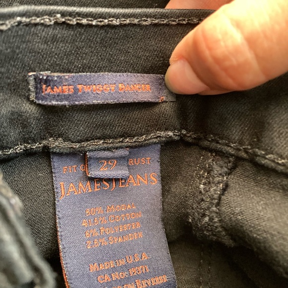 James Jeans James Twiggy Dancer Black distressed skinny jeans - Picture 6 of 7
